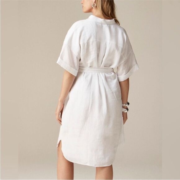J Crew Linen Dress M - Picture 3 of 10